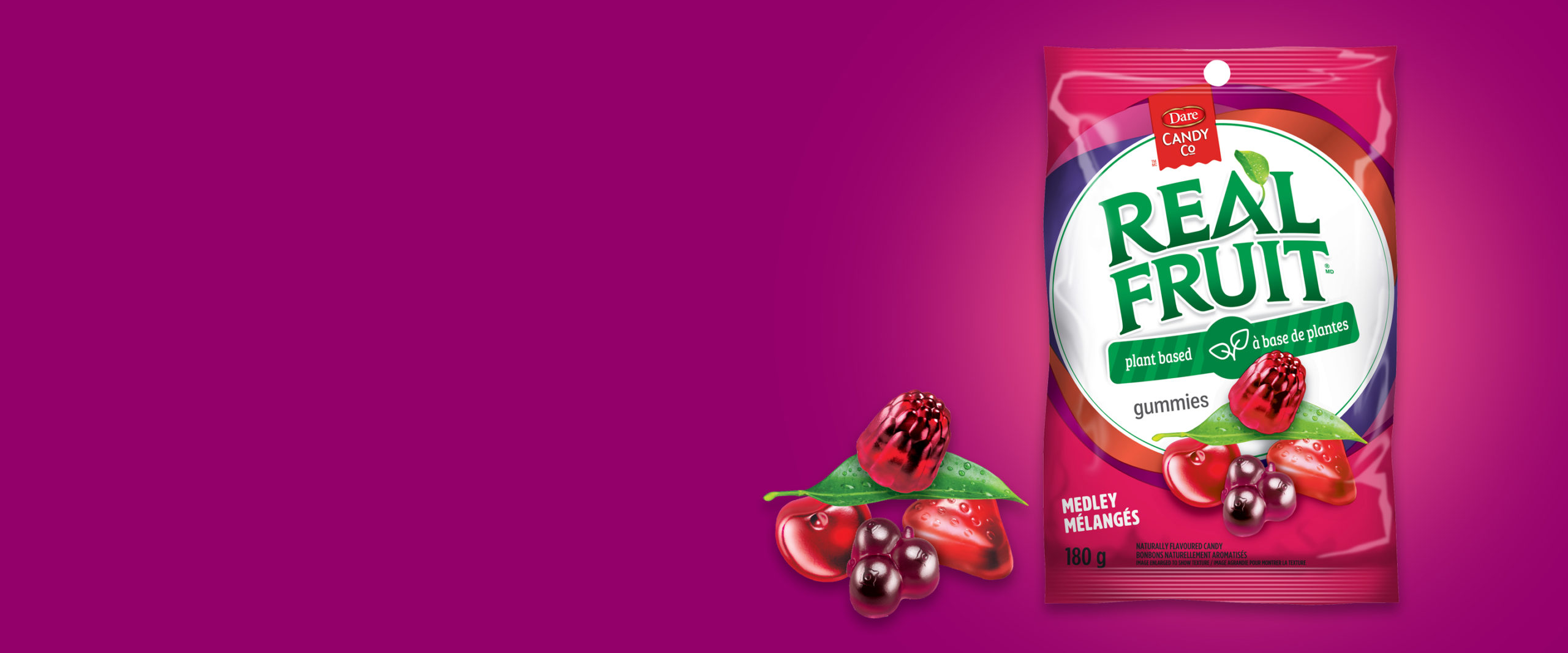 REALFRUIT Gummies Go Plant-Based