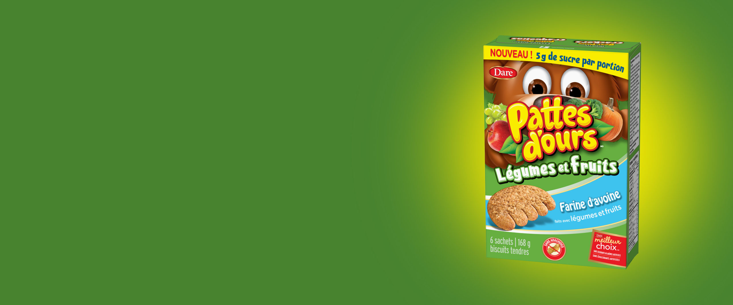 Lancement des Pattes d’ours Veggies + Fruits