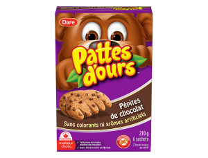 Package for Biscuits Pattes d’ours Pépites de chocolat