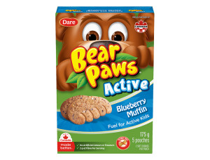 Package for Bear Paws Active Blueberry Muffin