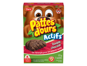 Package for Pattes d’ours Actifs Double chocolat