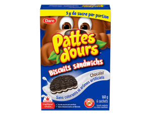 Package for Les Pattes d’ours Biscuits sandwichs chocolat