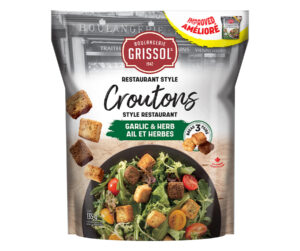 Package for Boulangerie Grissol Restaurant Style Croutons Garlic & Herb