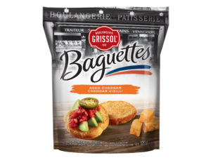 Package for Boulangerie Grissol Baguettes Aged Cheddar