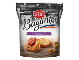 Package for Boulangerie Grissol Baguettes Roasted Garlic