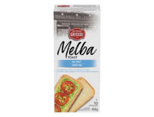 Package for Boulangerie Grissol Melba Toast No Salt
