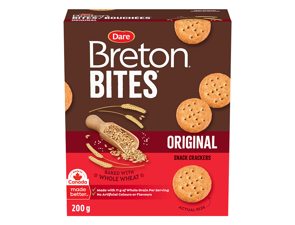 Package for Breton Bites Original Crackers
