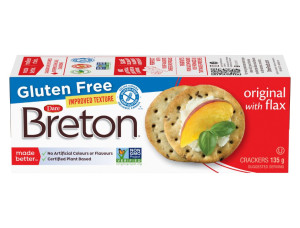 Package for Breton Gluten Free Original with Flax Crackers