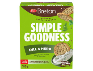 Package for Breton Simple Goodness Dill & Herb Crackers
