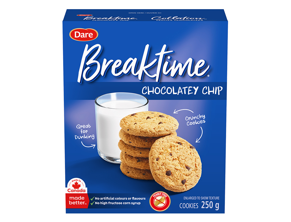 Package for Breaktime Chocolatey Chip Cookies