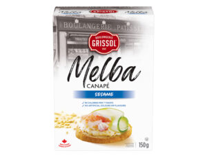 Package for Boulangerie Grissol Melba Canapé Sesame
