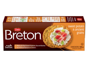 Package for Breton Sweet Potato and Ancient Grains Crackers