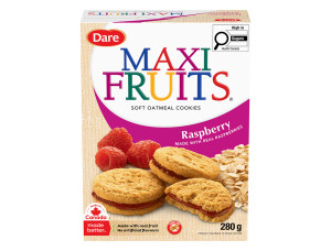 Package for Maxi Fruits Raspberry Cookies