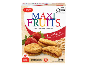 Package for Maxi Fruits Strawberry Cookies