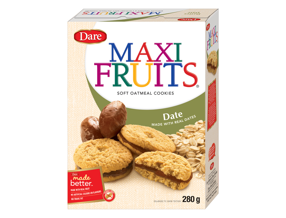Package for Maxi Fruits Date Cookies