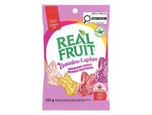 Package for Dare REALFRUIT Bunnies Springtime Medley Gummies