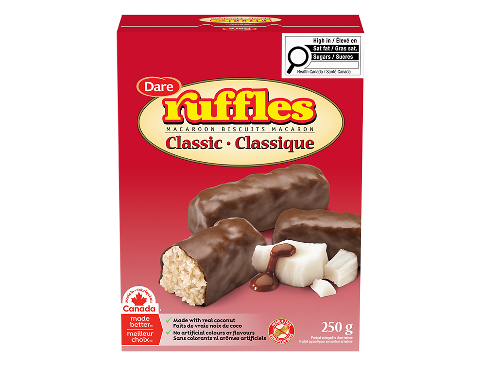 Package for Ruffles Classic Cookies
