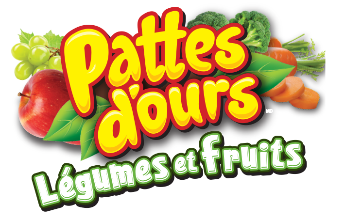 Biscuits Pattes d’ours Légumes et fruits